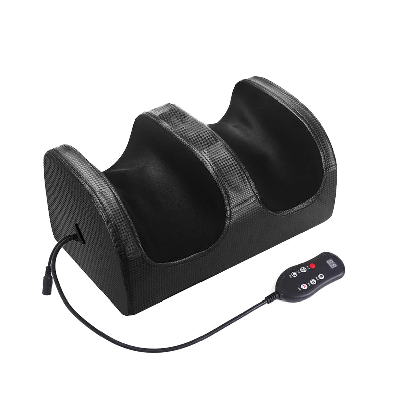 Electric Foot Massager Heating Therapy Hot Compression Shiatsu Kneading Roller Muscle Relaxation Relief Fatigue Foot Spa Machine