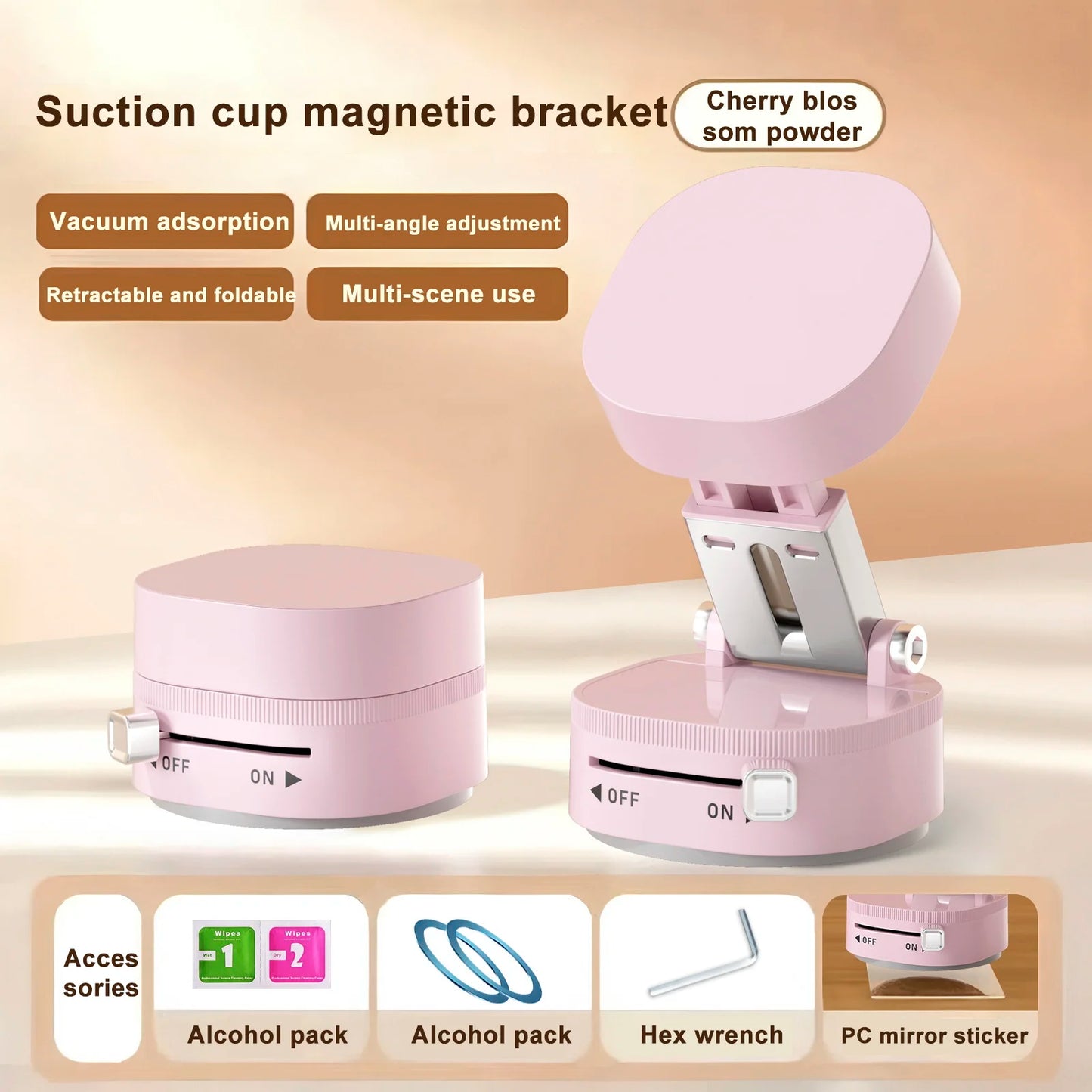 Suction Cup Magnetic Phone Holder