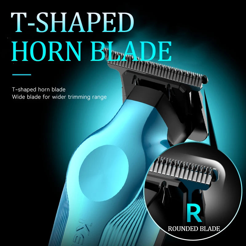 Kemei KM-264 high-definition digital hair clipper salon shaving hair clipper set with strong power carving electric push clipper