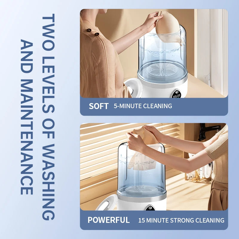 Portable Washing Machine 2L EU US UK AU Mini Dehydratable Dormitory Student Sock Underwear Panties Rental Travel Free Shipping