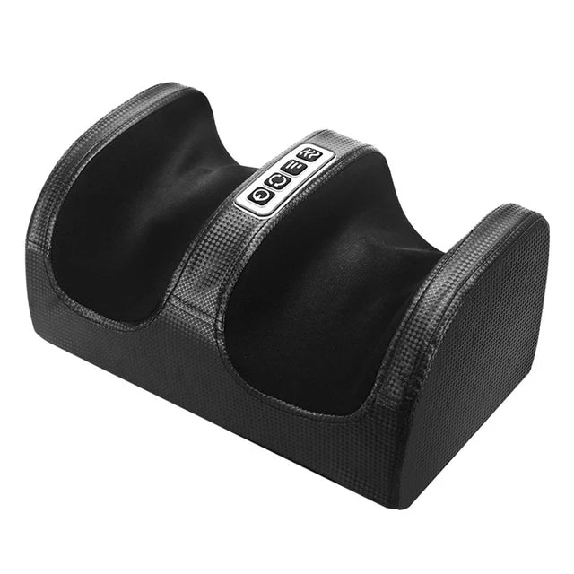 Electric Foot Massager Heating Therapy Hot Compression Shiatsu Kneading Roller Muscle Relaxation Relief Fatigue Foot Spa Machine