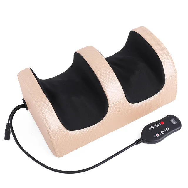 Electric Foot Massager Heating Therapy Hot Compression Shiatsu Kneading Roller Muscle Relaxation Relief Fatigue Foot Spa Machine