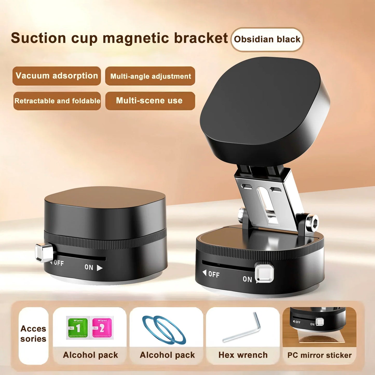 Suction Cup Magnetic Phone Holder